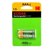 30955042 Kodak rechargeable Ni-MH AAA battery 650mAh (2 pack)