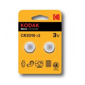 30417663 Kodak ULTRA lithium CR2016 battery (2 pack)