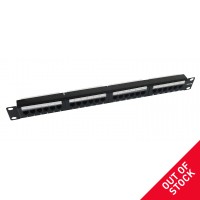 PATCH PANEL 19'' 24PORT Cat6 PCB TYPE