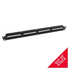 PATCH PANEL 19'' 24PORT Cat6 PCB TYPE