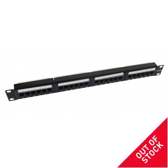 PATCH PANEL 19'' 24PORT Cat6 PCB TYPE