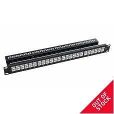 PATCH PANEL 19'' 24PORT Cat6 ΜΕ ΟΡΓΑΝΩΤΗ ΚΑΛΩΔΙΟΥ