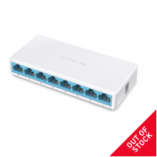 MERCUSYS 8 – port switch ethernet 10/100Mbps, plastic case