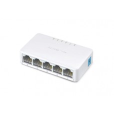 MERCUSYS 5 – port switch ethernet 10/100Mbps, plastic case