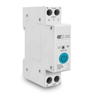 WiFi Smart Tuya Din Rail Circuit Breaker timer Switch, Tuya App.